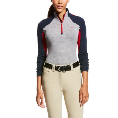 Ariat Cadence Wool - Base Layer Donkerblauw Dames - 18028-755